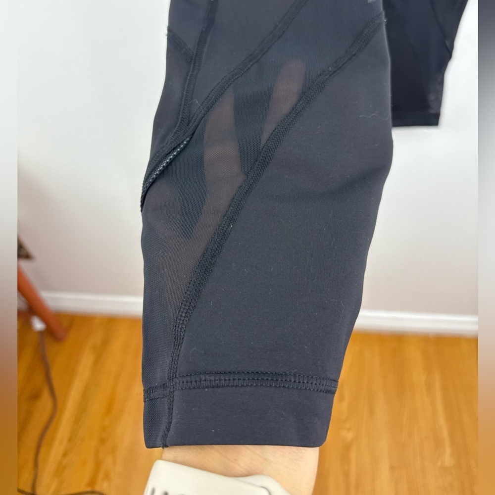 LULULEMON Inspire Tight II Black Mesh Panel Leggings - Picture 8 of 11